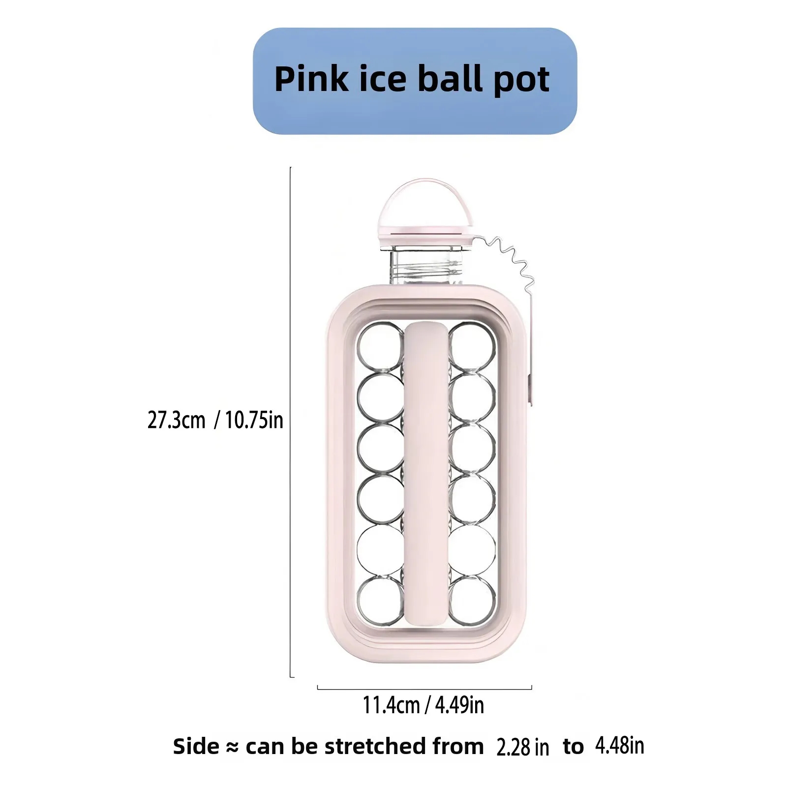 2 in 1 Ice Ball Maker Tray with 17 Spheres 6