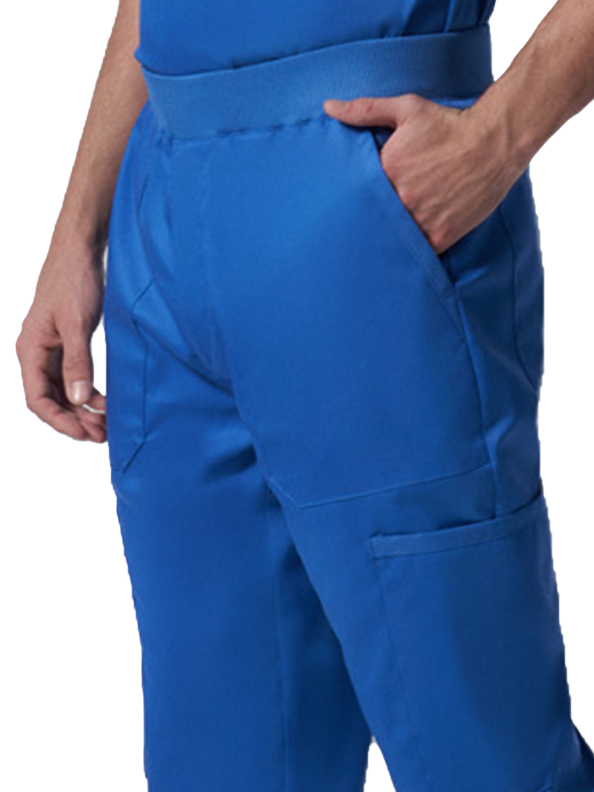 Landau - ProFlex - Men's Seven-Pocket Mid-Rise Rib-Knit Elastic Waist Jogger Pant 30