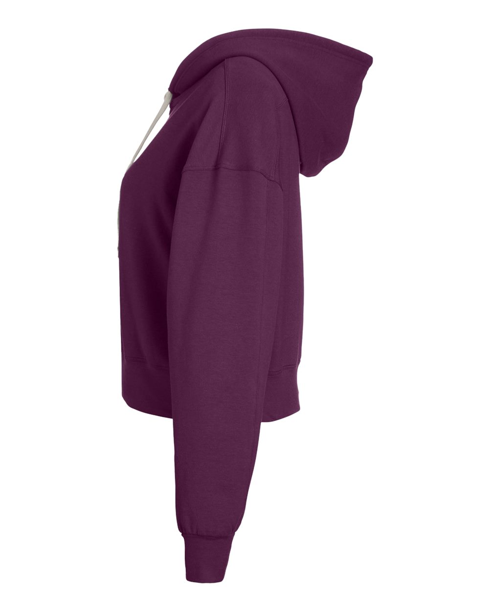 Women's Vintage Oversized Cropped Hooded Sweatshirt - PDP1725 10