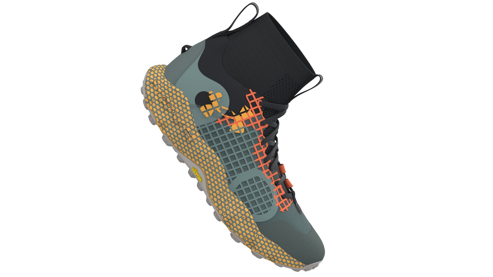 Men's UA HOVR Ridge Trek Trail Running Shoes 4