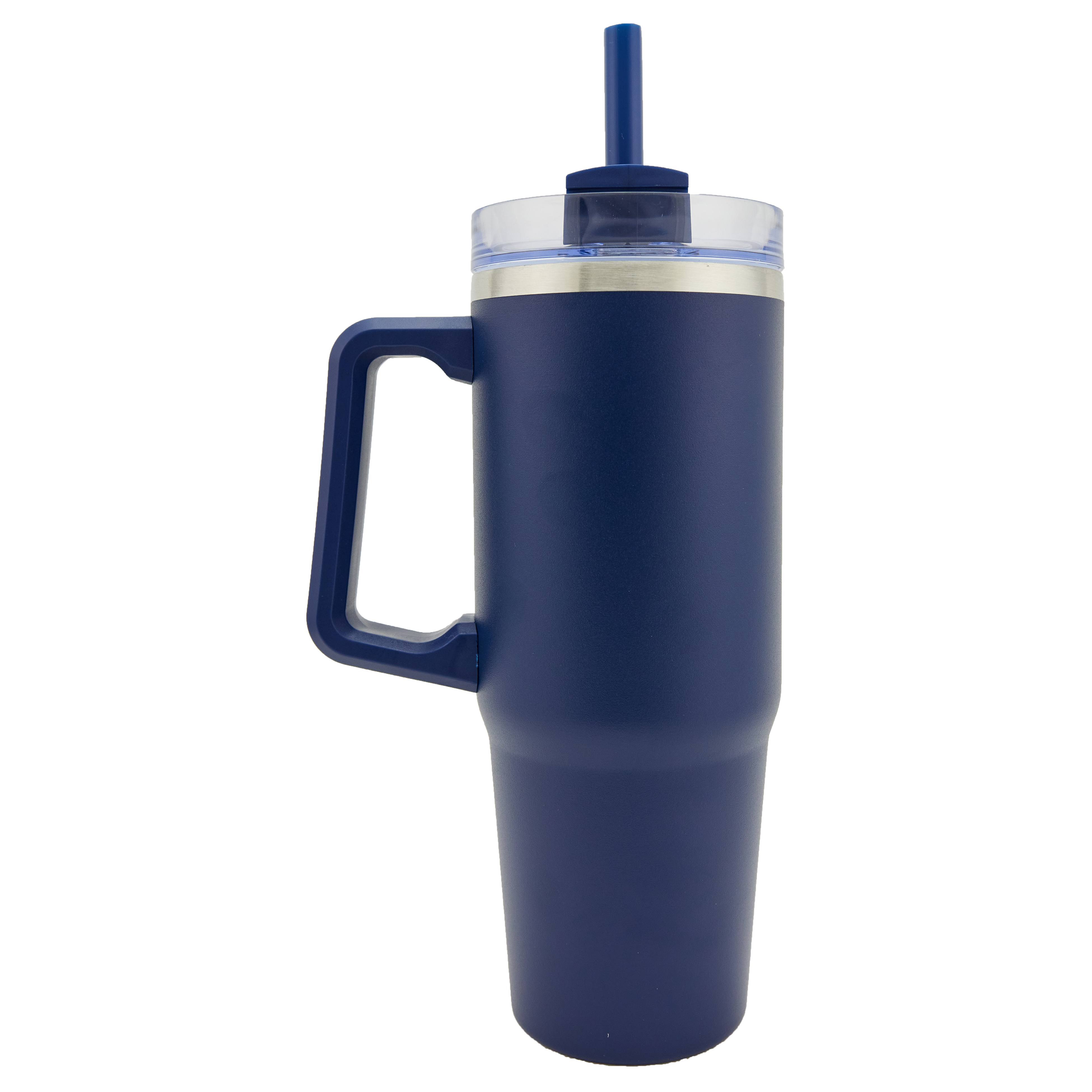 Newport 30 Oz. Double wall Stainless Steel Vacuum Insulated Tumbler w/Handle and Straw 26