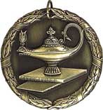 Lamp of Knowledge XR200 Series Medal, 2" 2