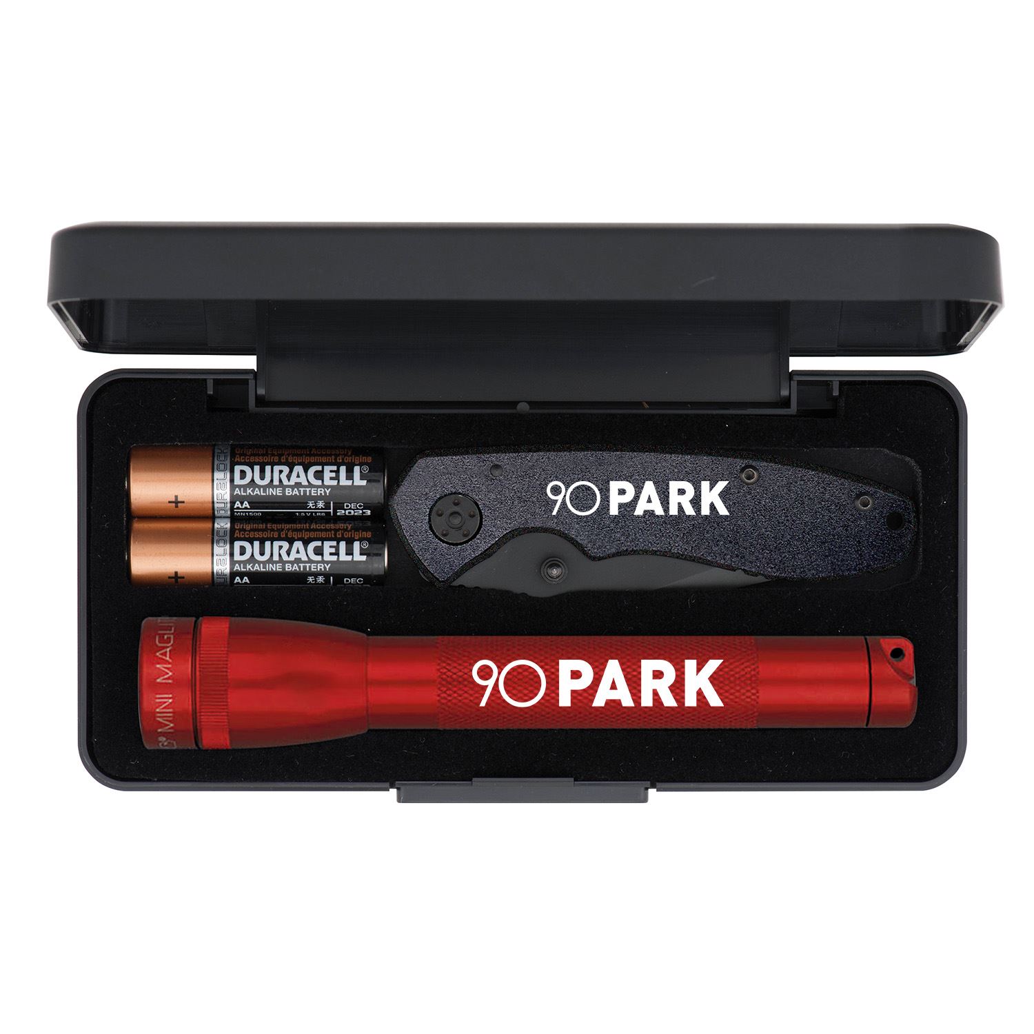 "AA" Mini Maglite® With Warhawk Pocket Knife 8