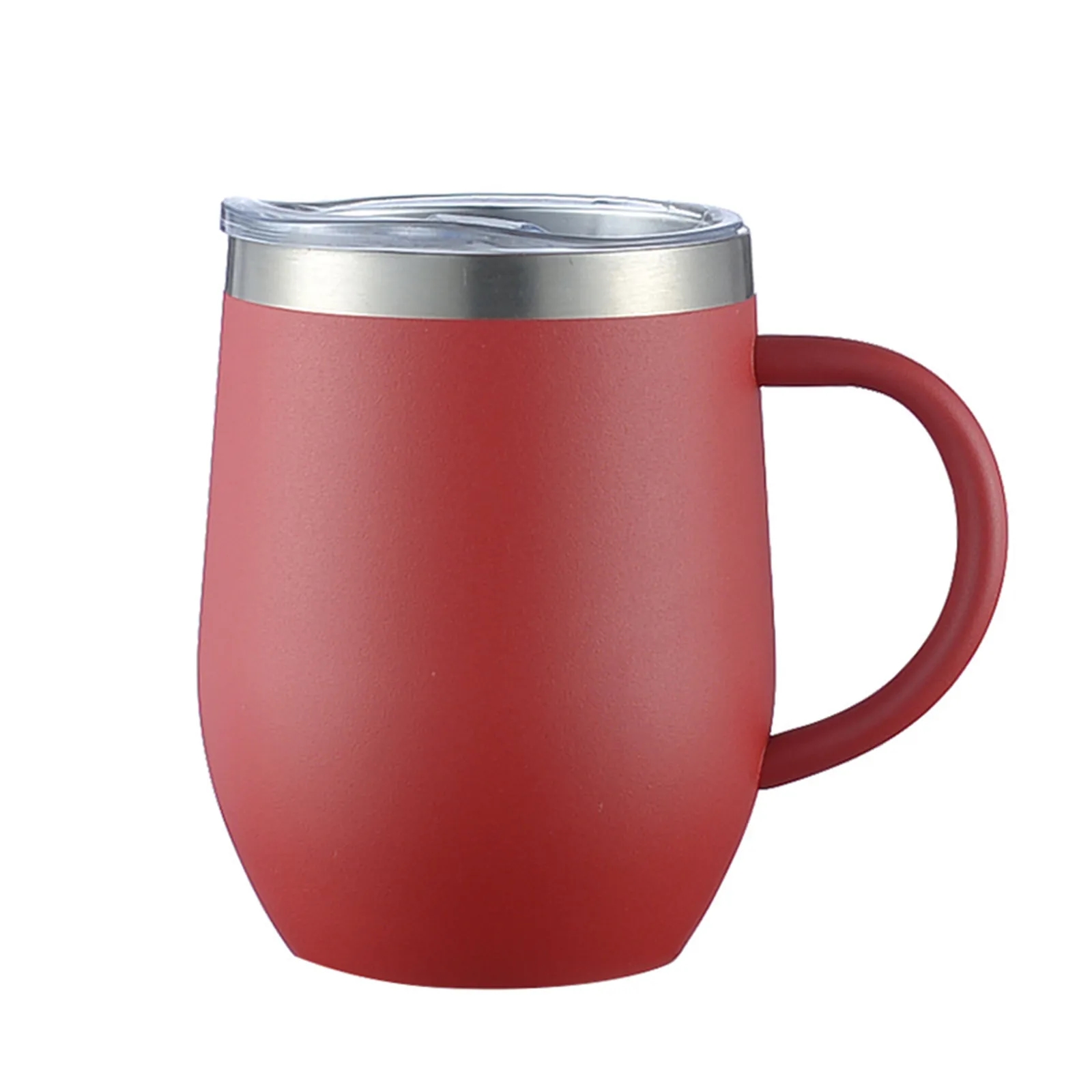 12oz Stainless Steel Insulated Coffee Tumbler Handle 11