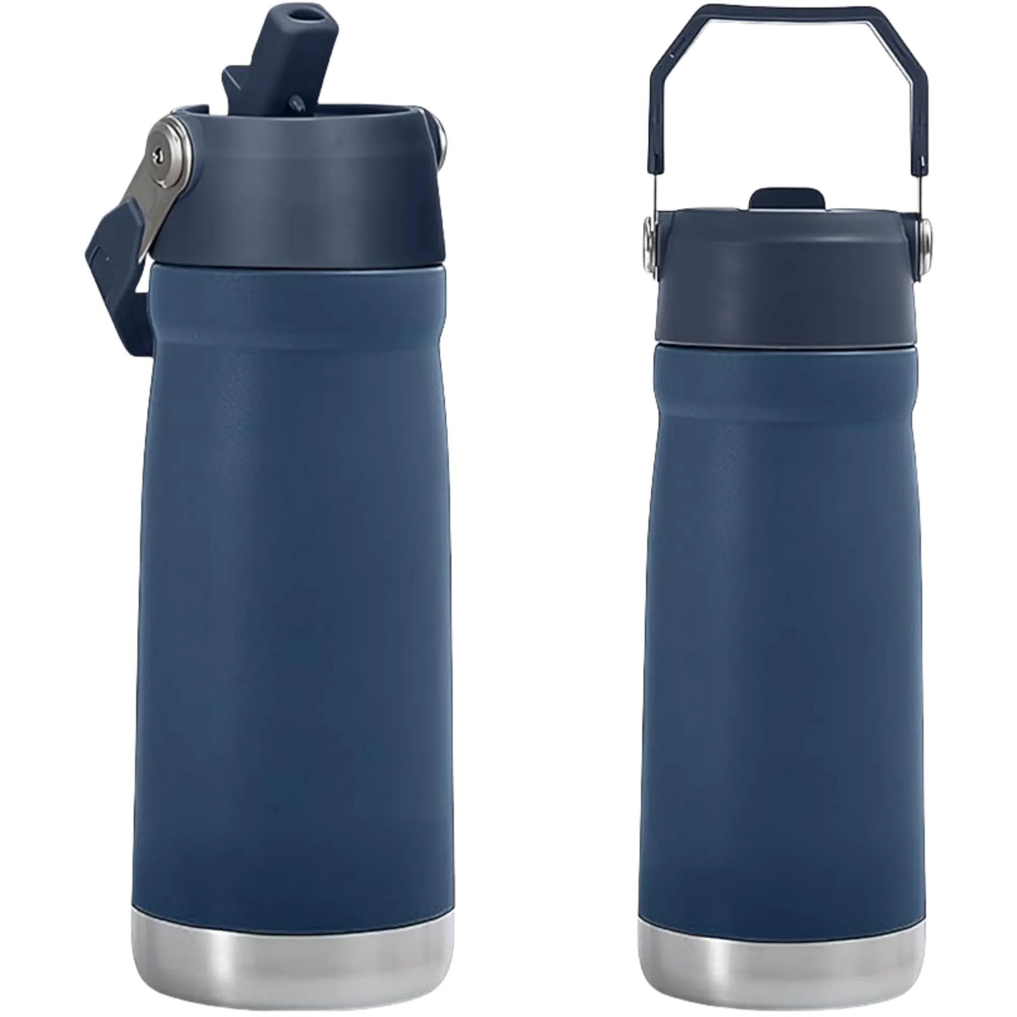 MOQ 18oz Stainless Steel Water Bottle With Flip Straw 5