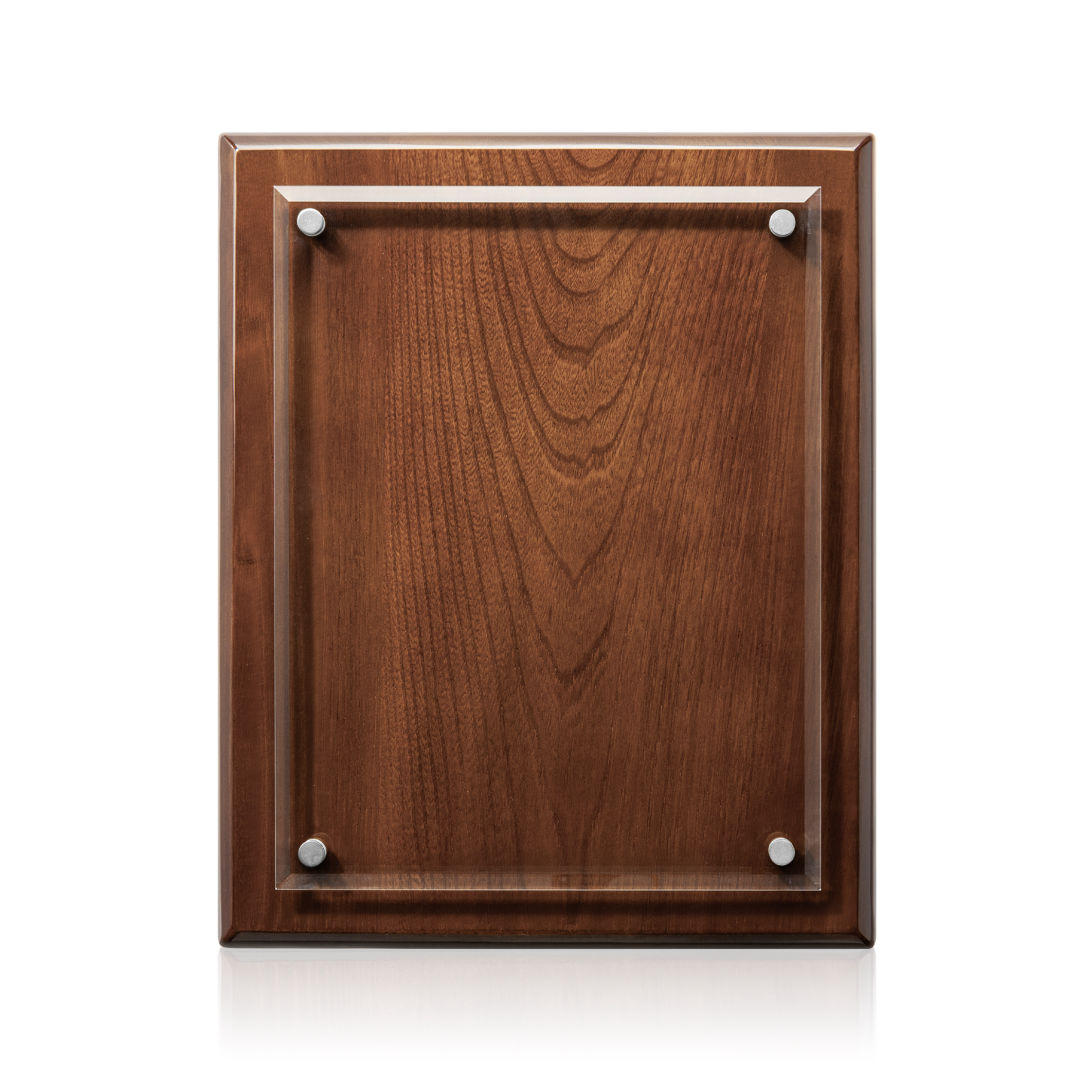 Caledon VividPrint™ Plaque - Walnut/Silver 11