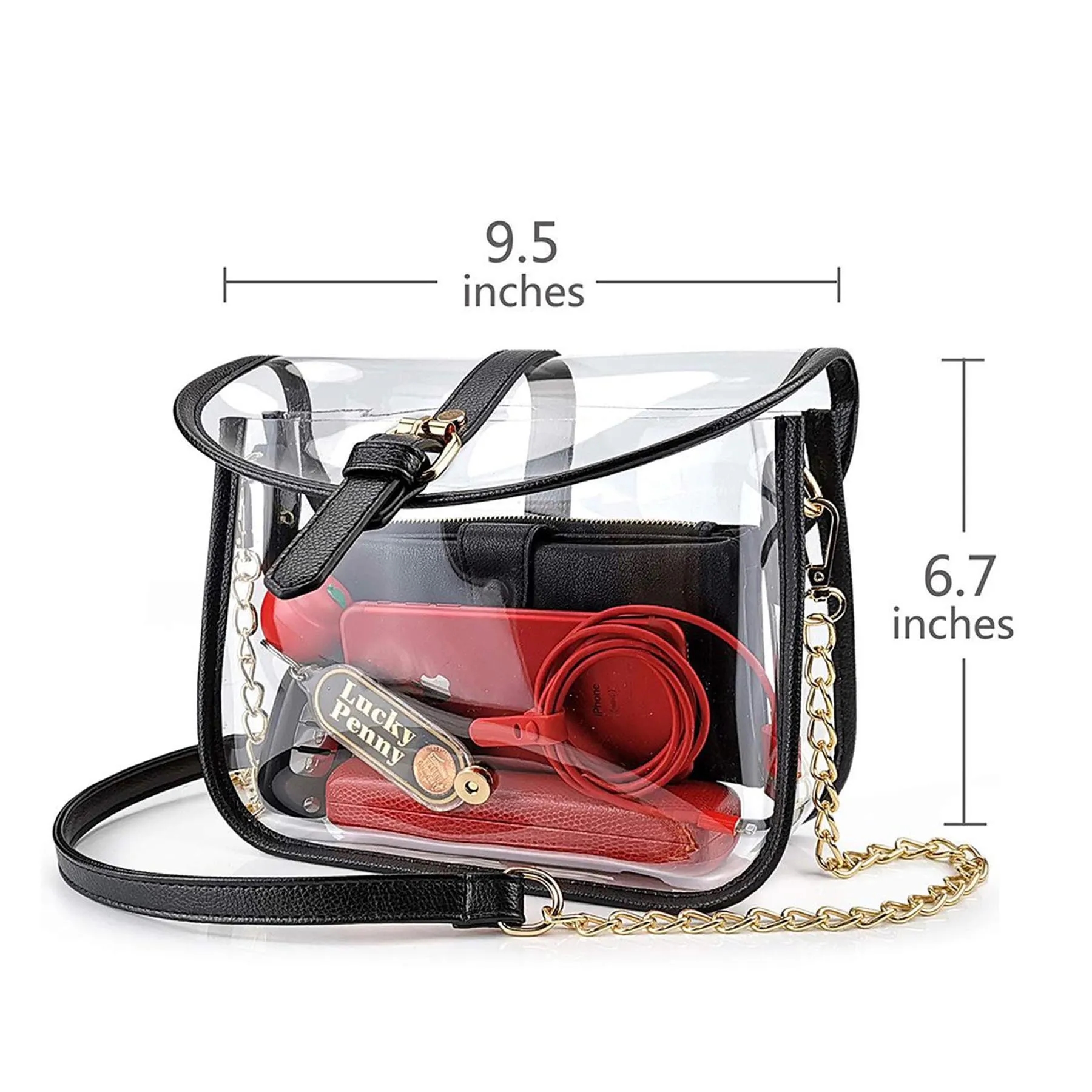 Clear Purse Crossbody Bag 3