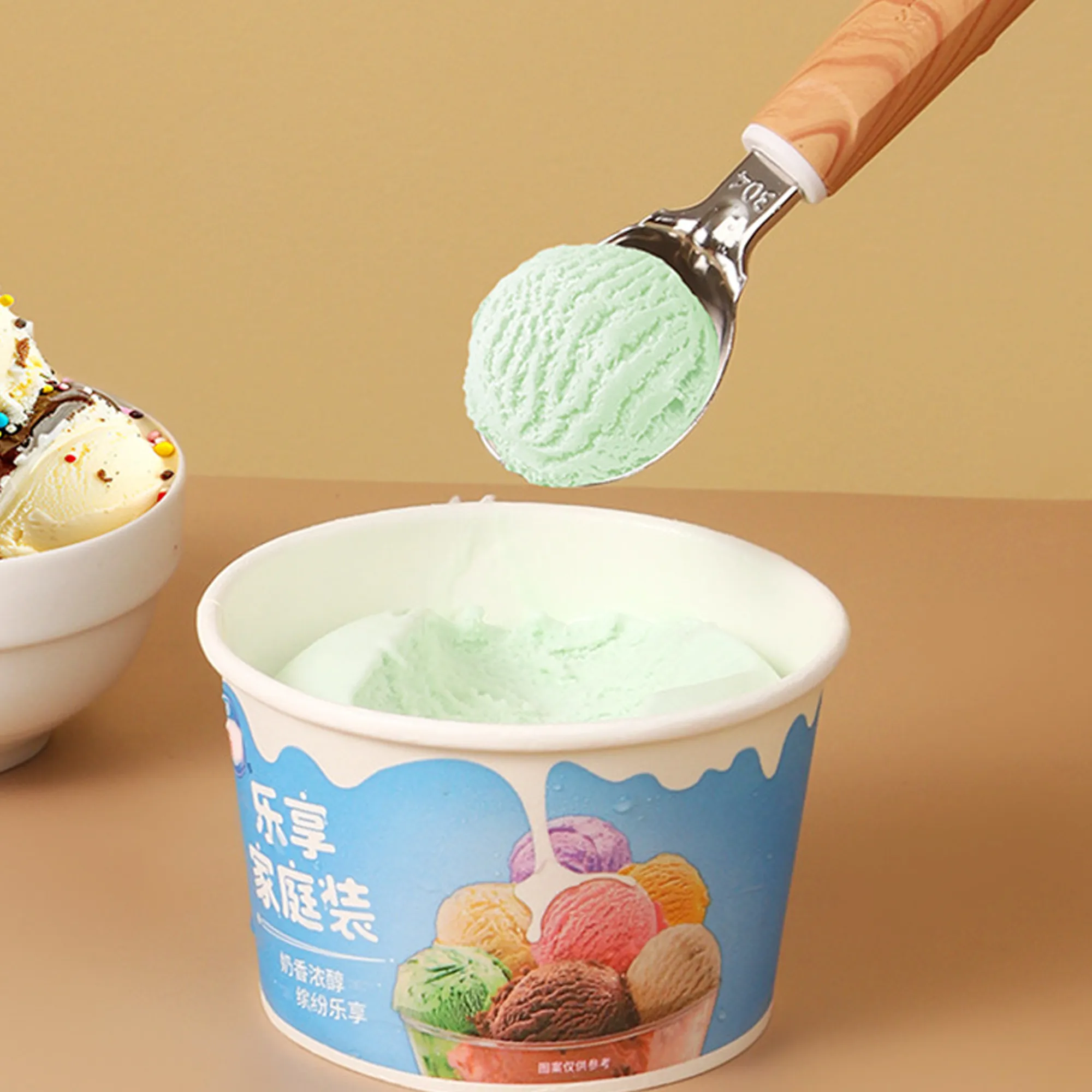 Stainless Steel Ice Cream Scoop 3