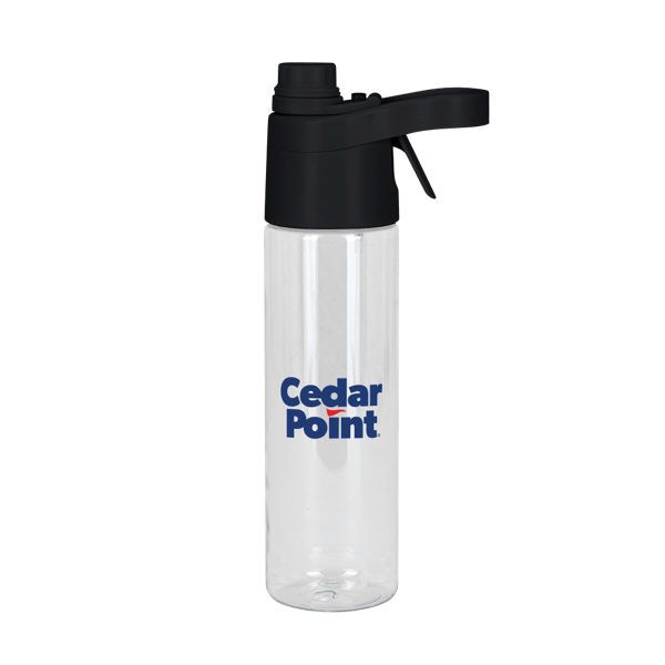 Spritzer 20 oz rPET Spray Water Bottle 3