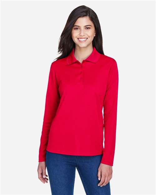 Women's Pinnacle Performance Long Sleeve Piqué Polo - 78192 56