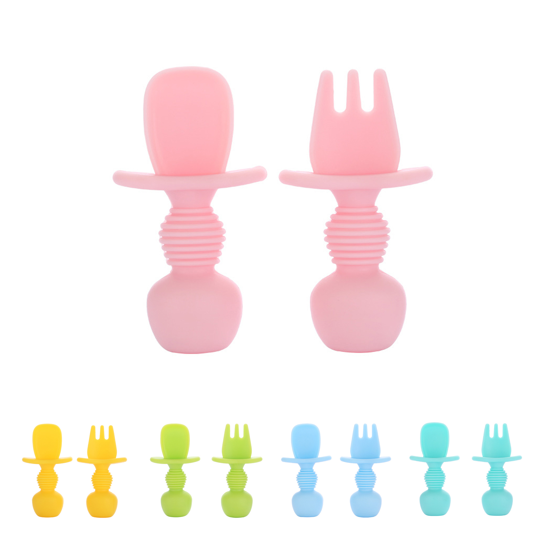 Baby Self-Feeding Utensils - Anti-Choke Design 3