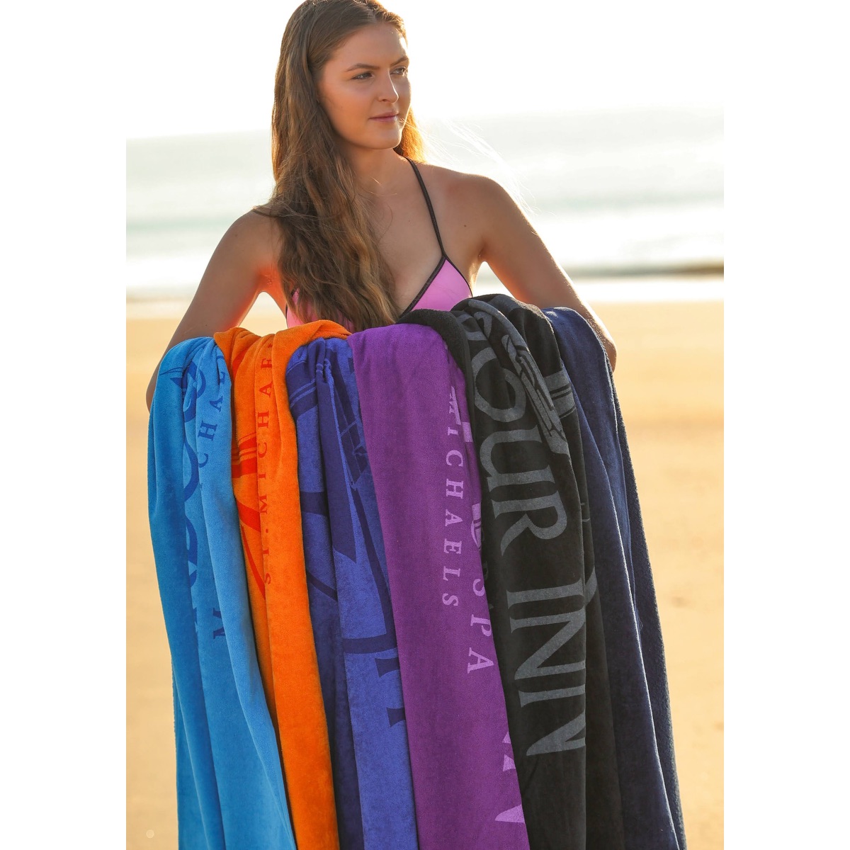 Diamond Colored Beach Towel 15 lb/doz 29