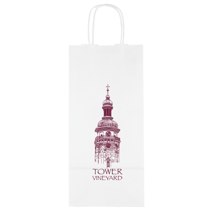 Vino - White Shopper - Flexo Ink Print 4