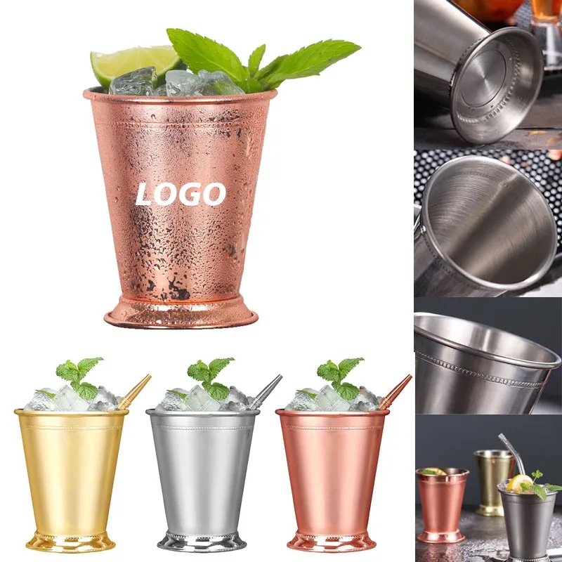 Custom 12 oz Stainless Steel Julep Cup 2