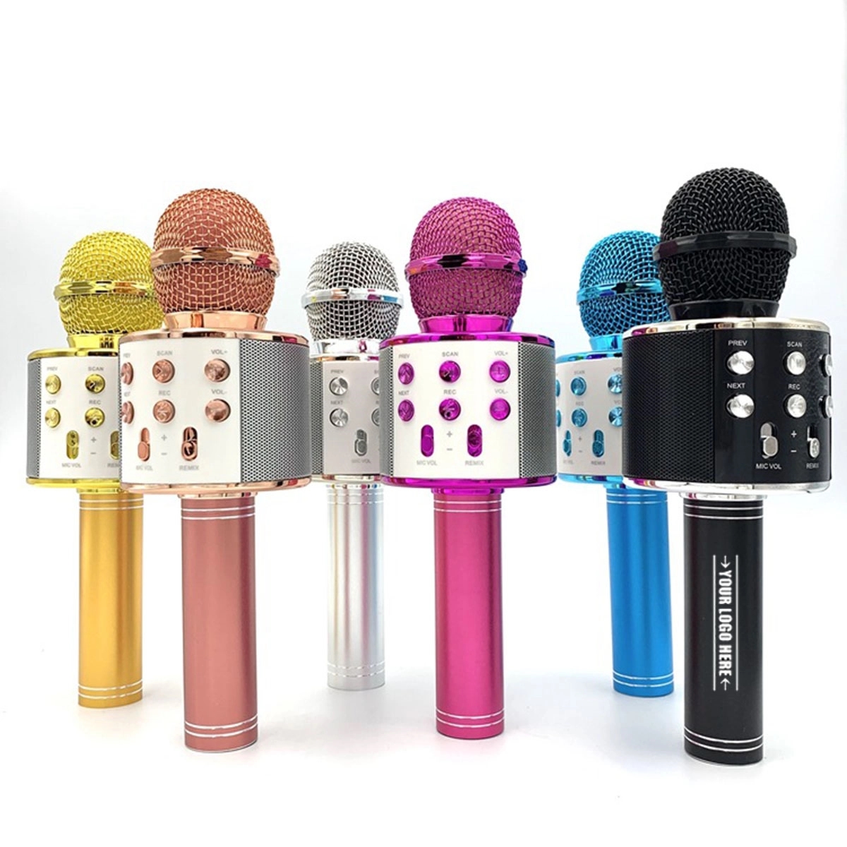 Portable Handheld Wireless Bluetooth Karaoke Microphone 4