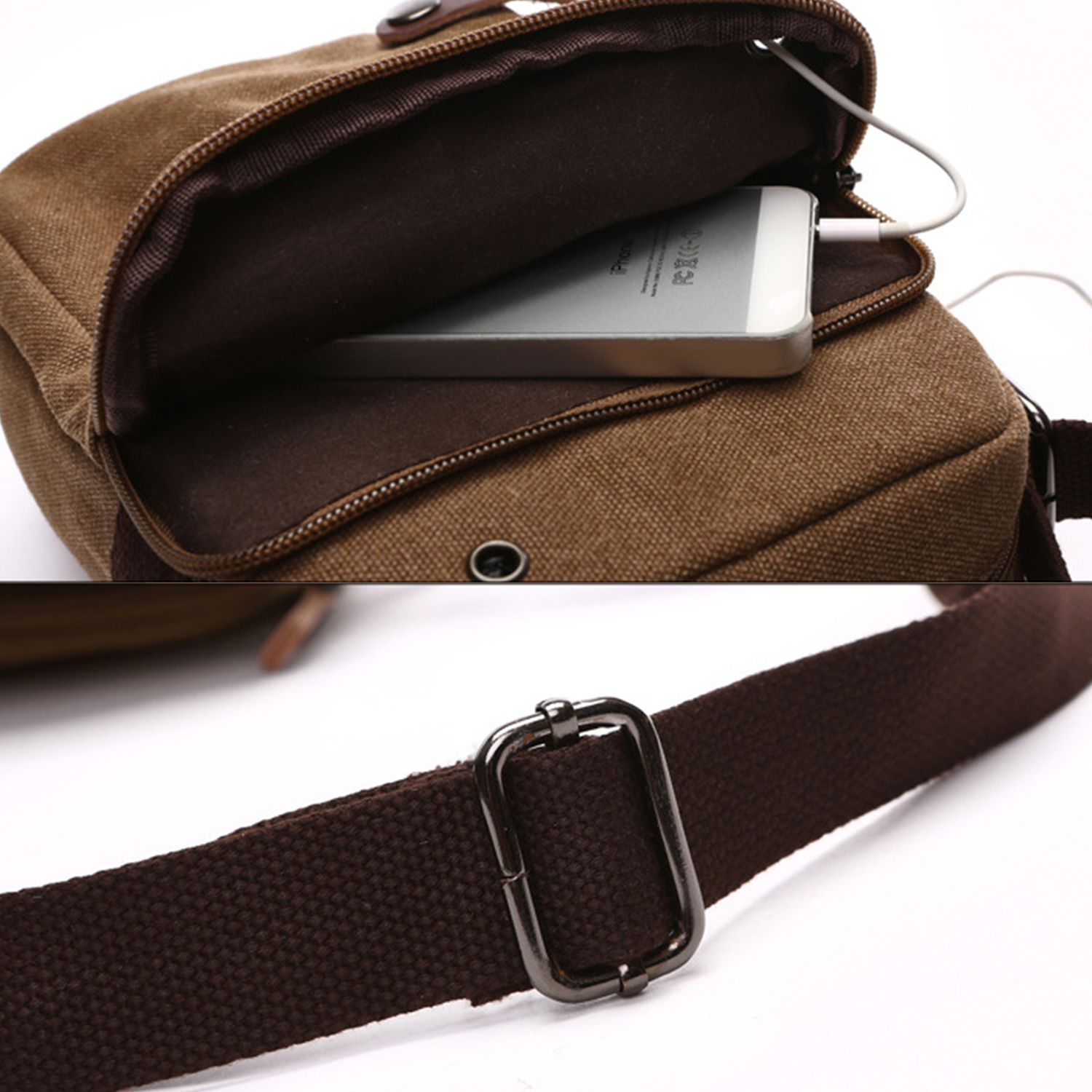Canvas Handbag Crossbody Wallet Travel Shoulder Bag 9