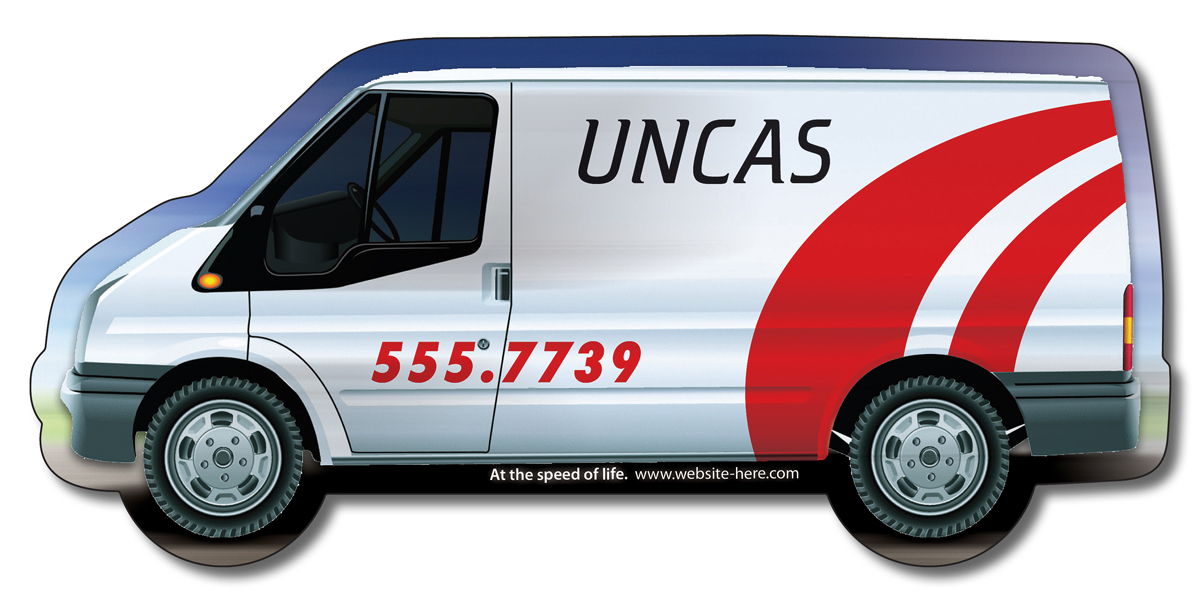 Magnet - Sprinter Van Shape (4.75x2.213) - 30 Mil. 3