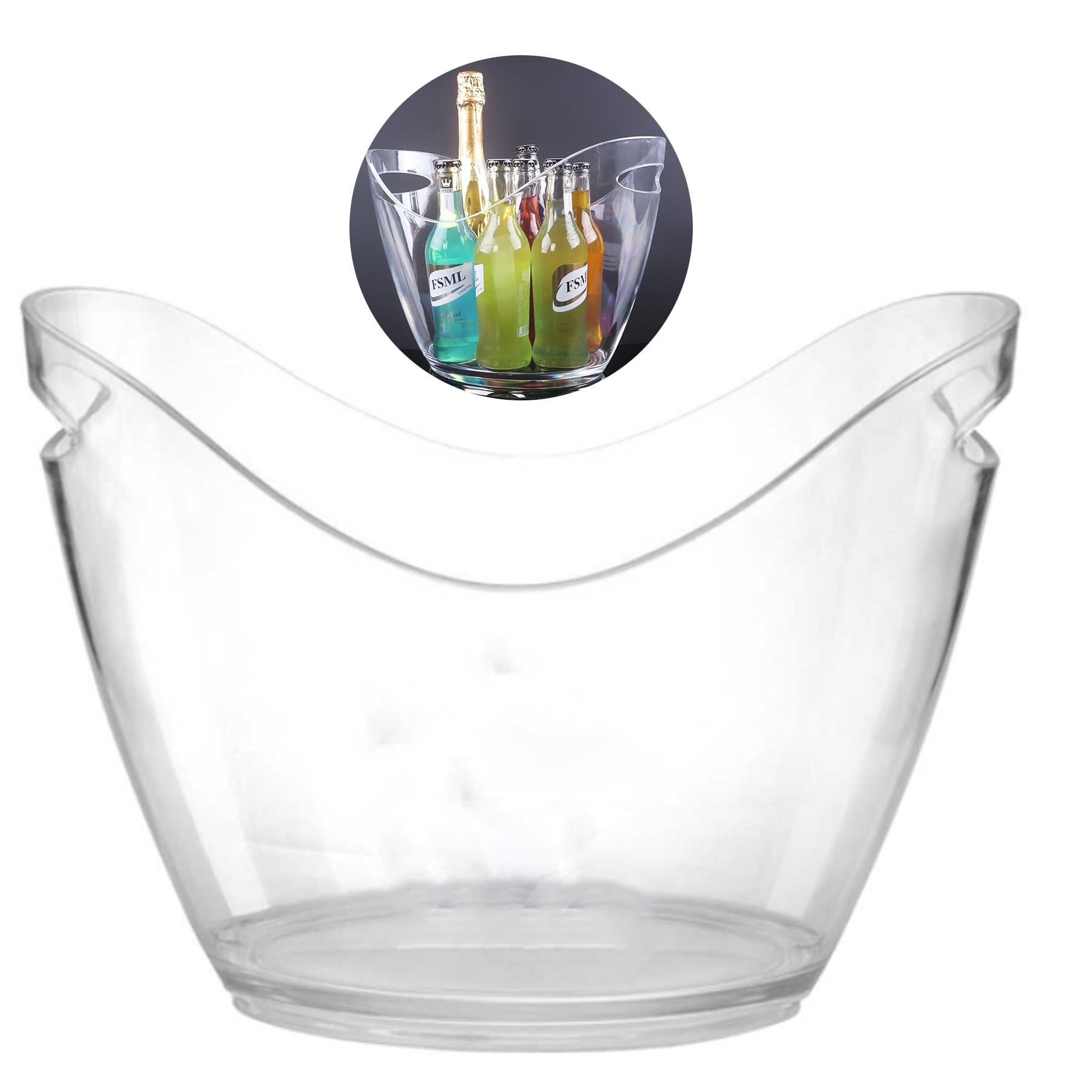 8L Acrylic Ice Bucket 1