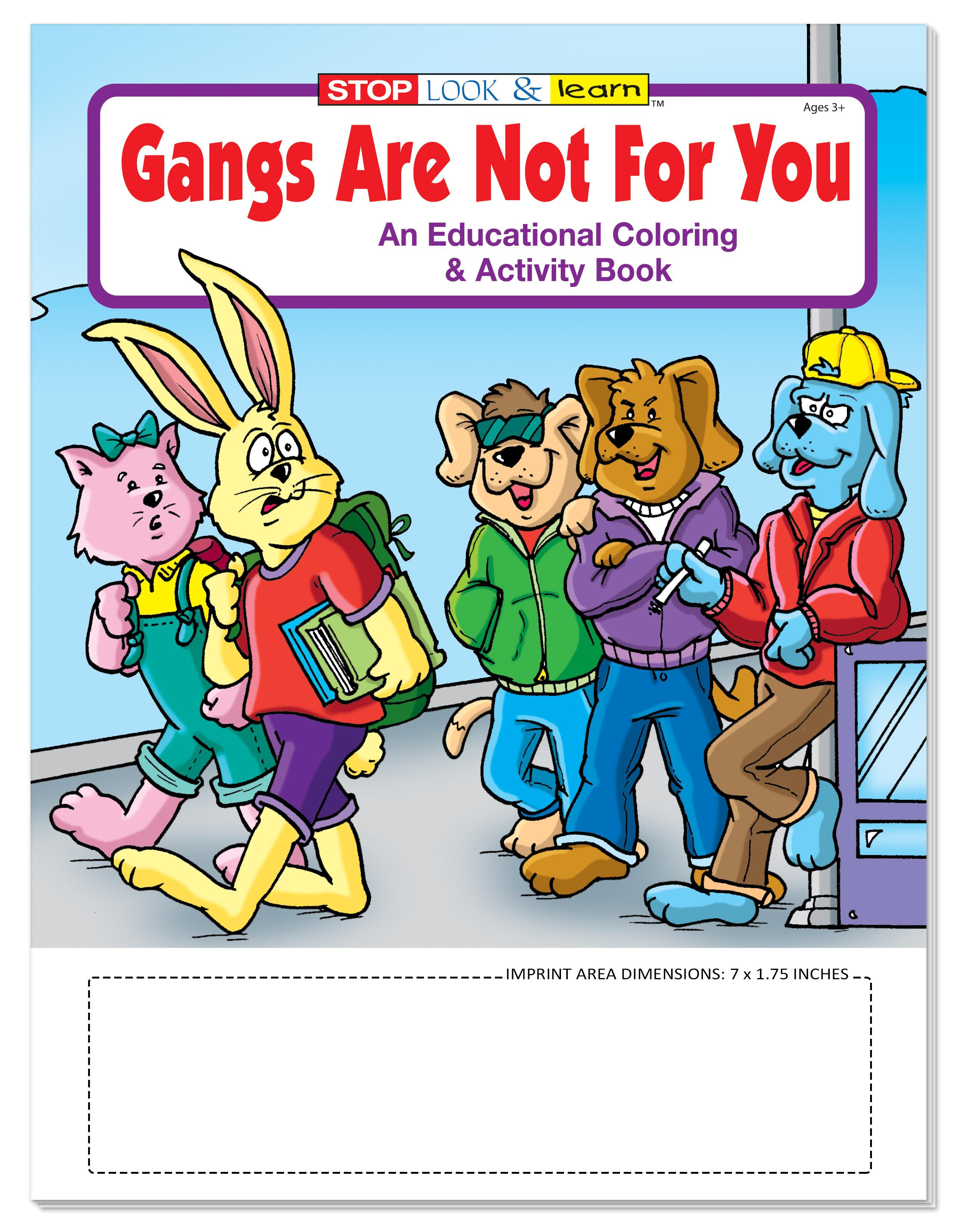 COLORING BOOK - Gangs are Not For You Coloring & Activity Book 2