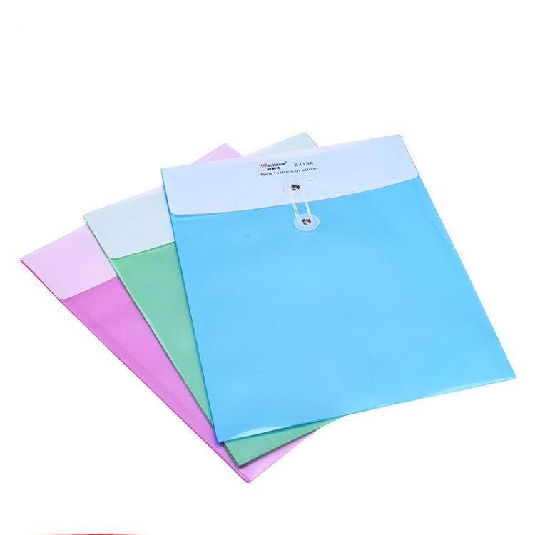 Colorful A4 Plastic Transparent File bag 4