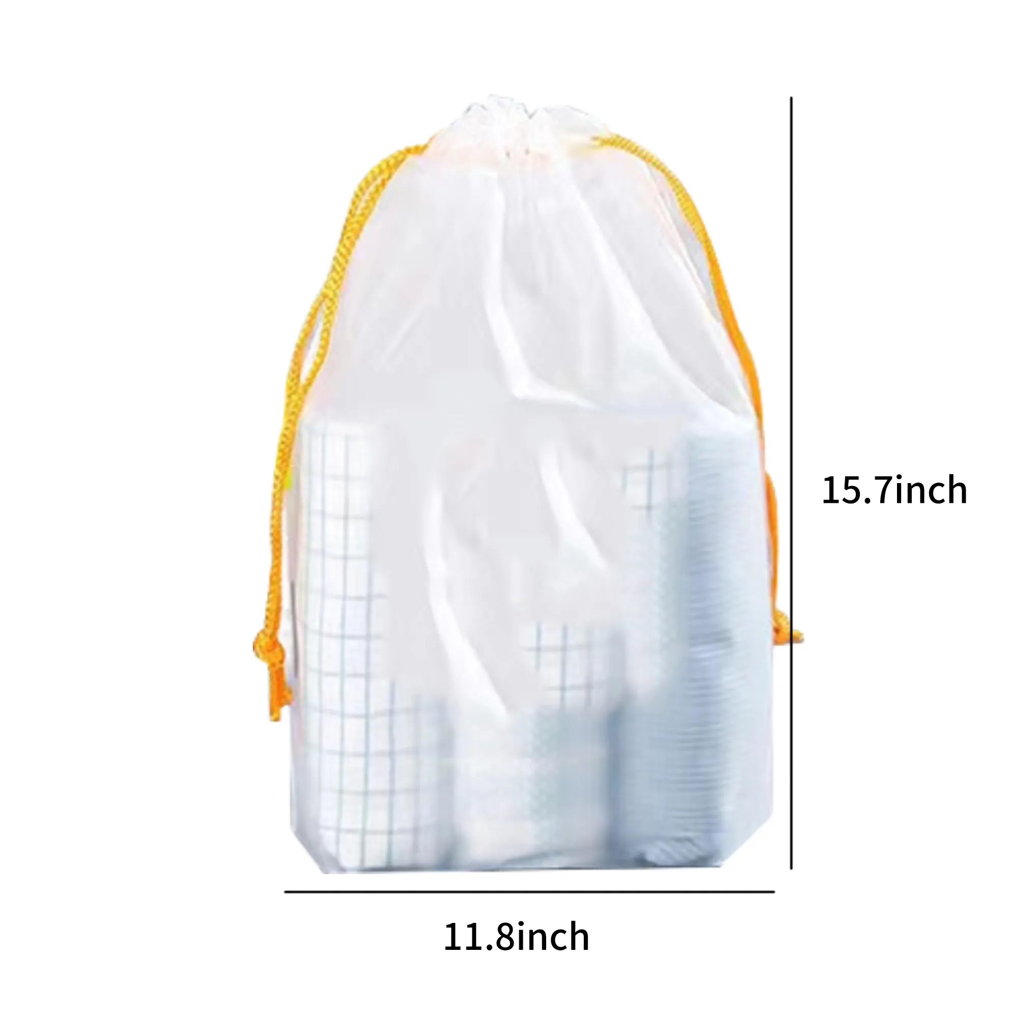 Reusable Frosted Drawstring Bag 8