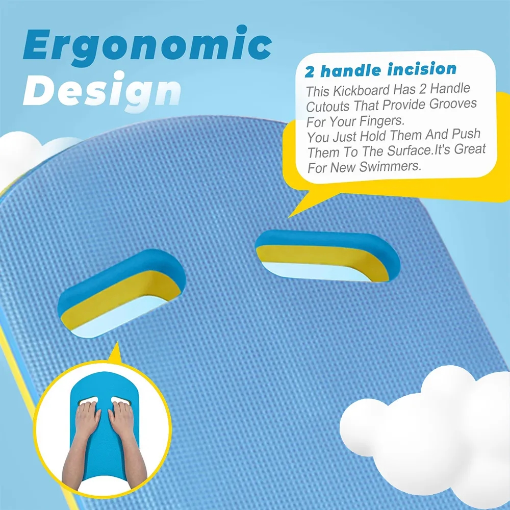 EVA Swimming Kickboard with Grip Handles 9