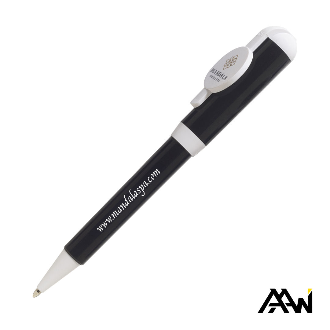 Jumbo VividPrint™ Billboard Twist Pen - White Accent
