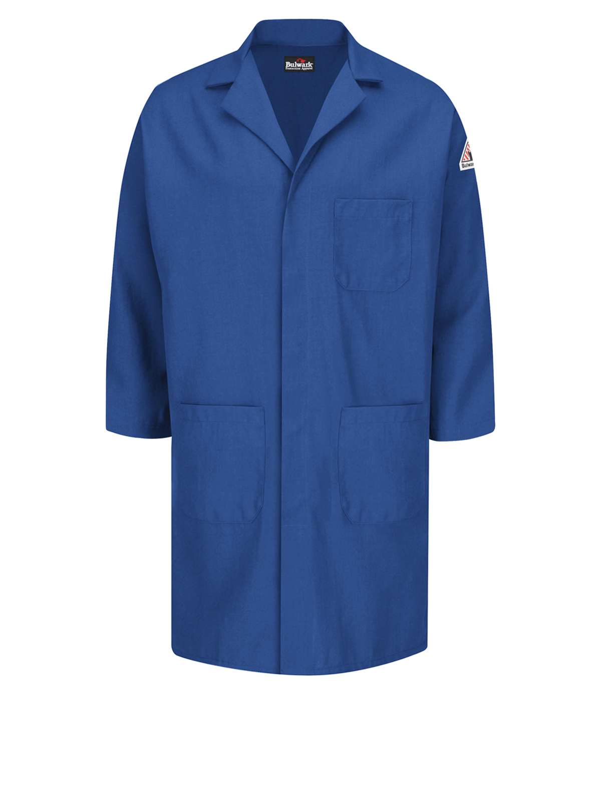 Bulwark - Nomex Lab Coat - Unisex Four-Pocket Flame-Resistant Concealed Snap-Front Lab Coat