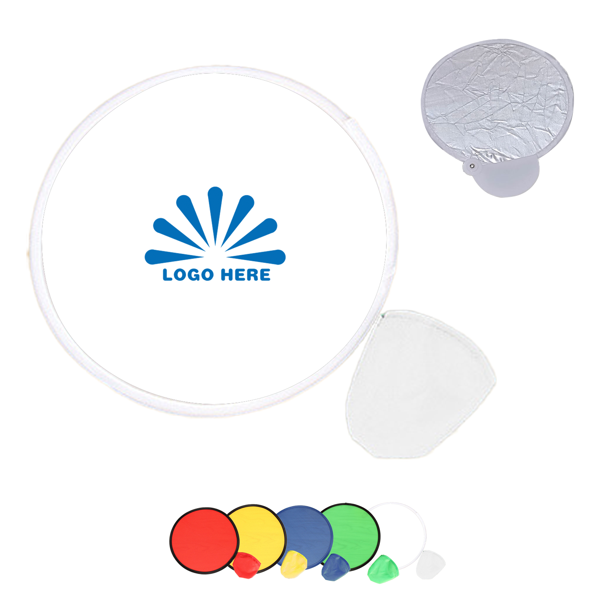 Round Foldable Nylon Fan 2