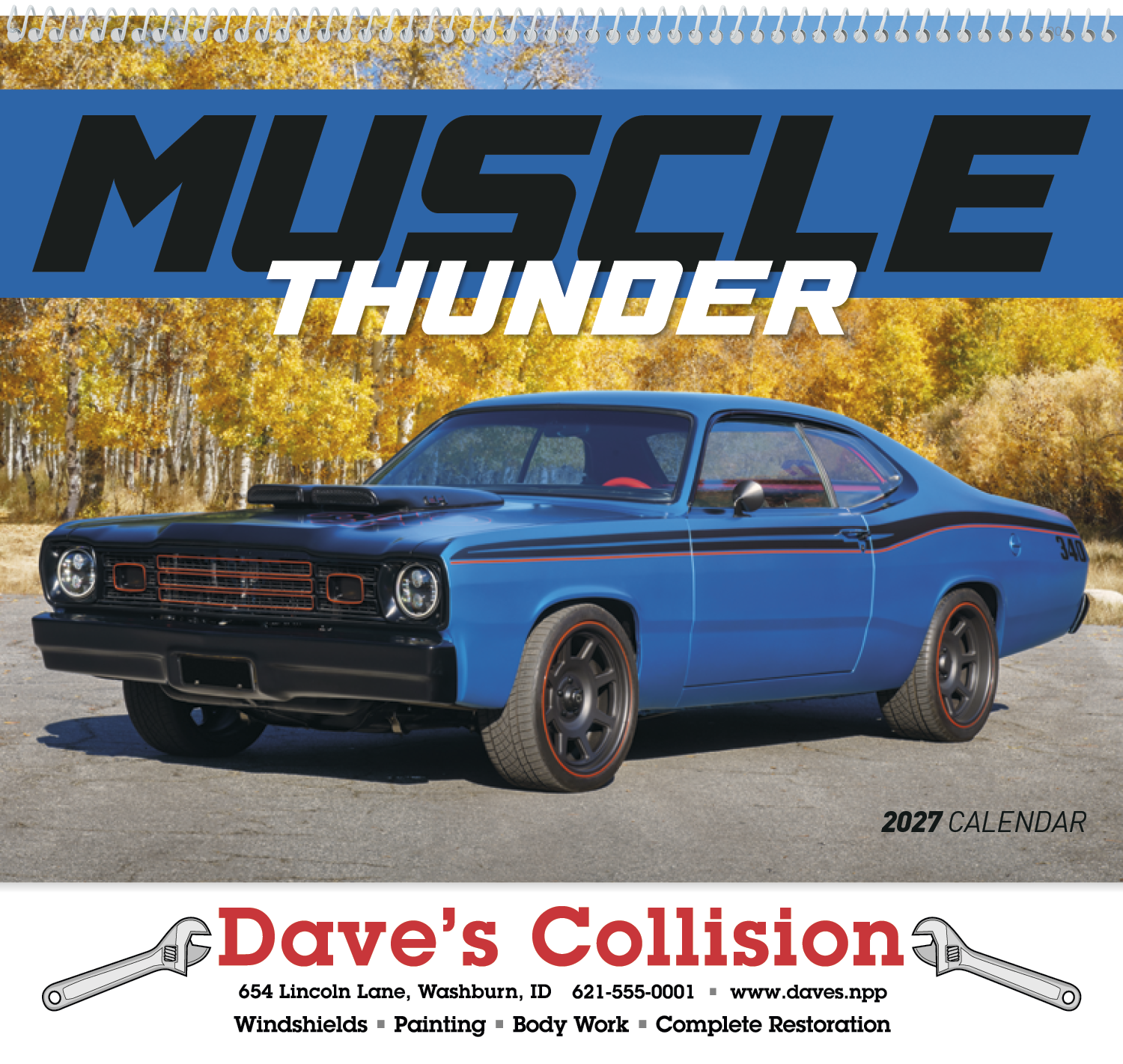 Good Value™ Muscle Thunder - Spiral Calendar 25