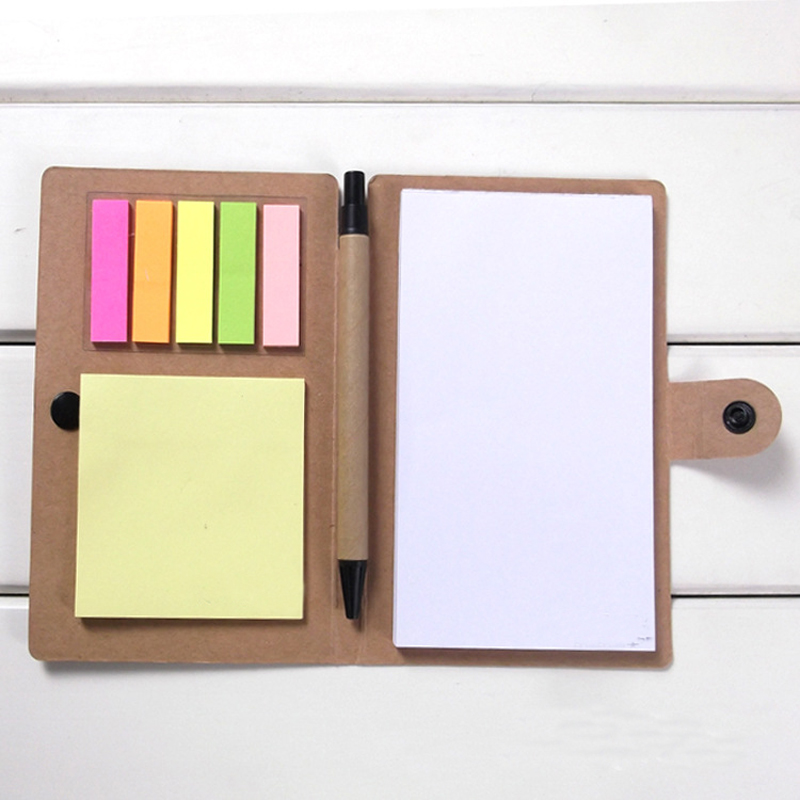 Memo Notebook With Sticky Flags & Pen 4