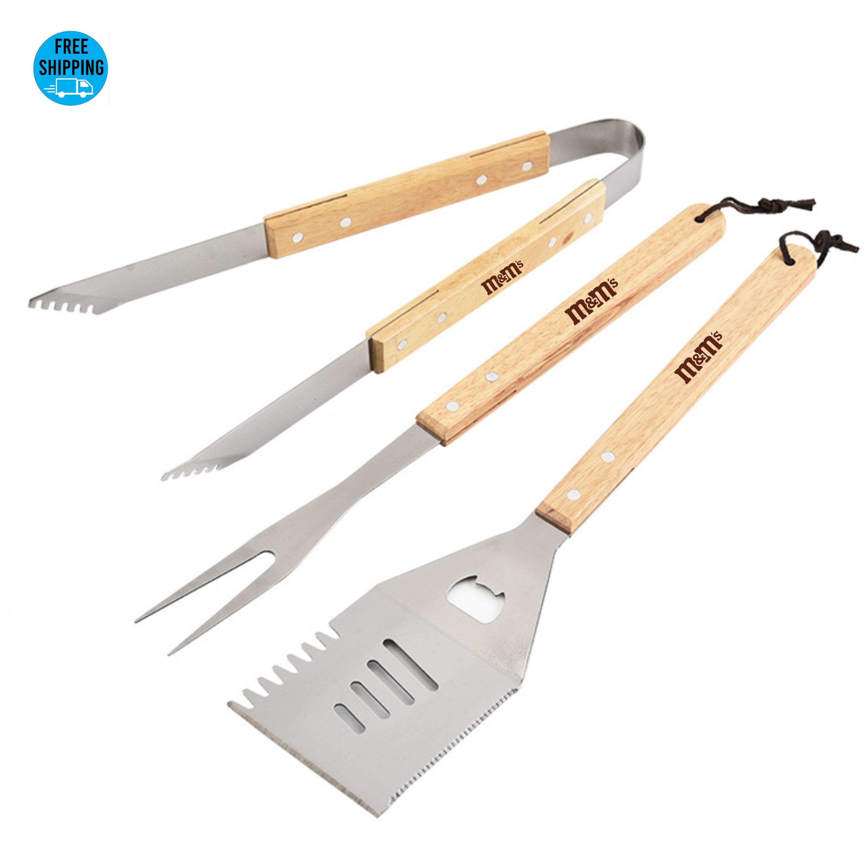 3pc BBQ Tool Set - OCEAN 3