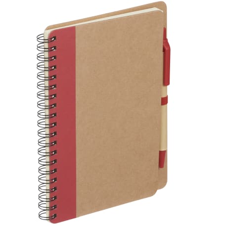 FSC® Mix 5" x 7" Eco Spiral Notebook with Pen 81