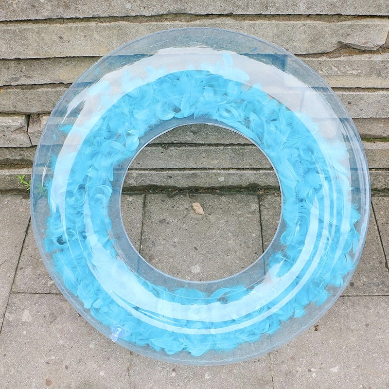 Inflatable Transparent Swimming Ring 1