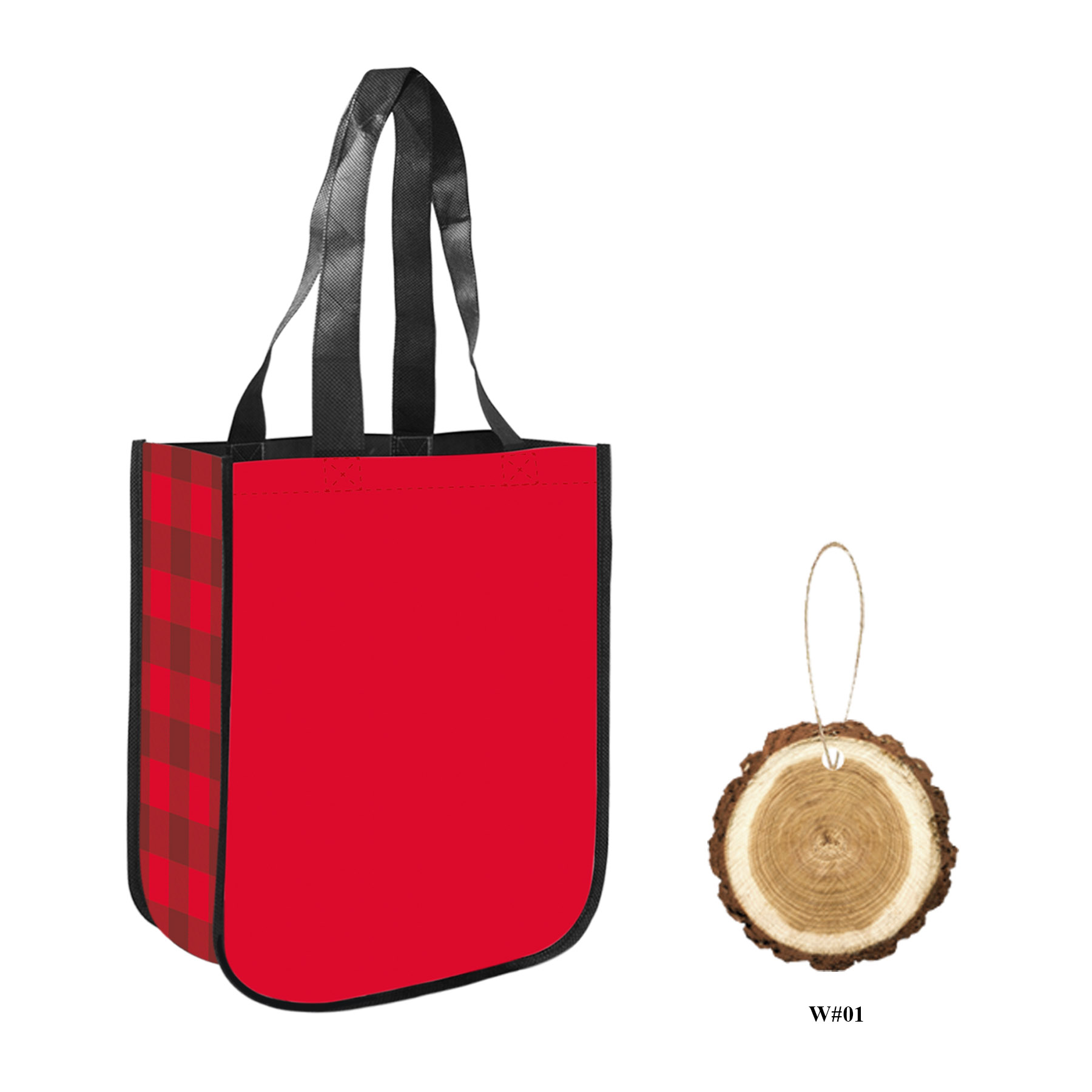 Christmas Tote with Ornament Set 11
