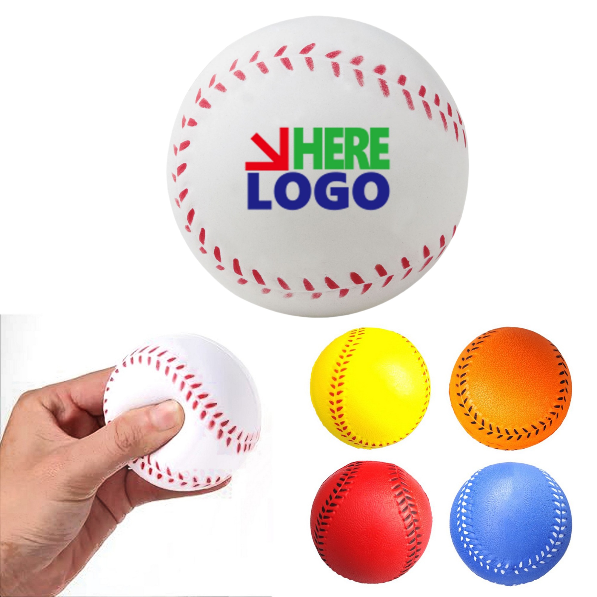 Baseball Shape Stress Ball 1