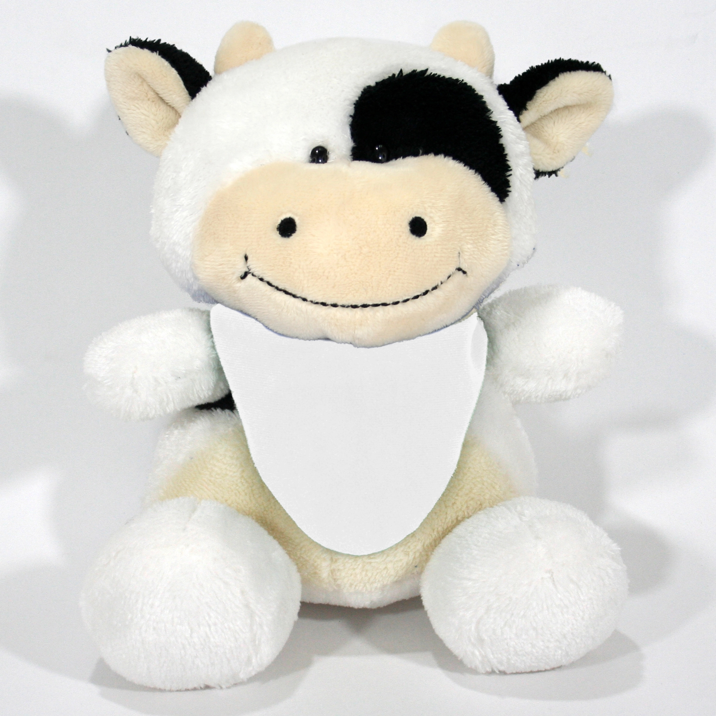 10" Smiling Faces Sitting Cow 6