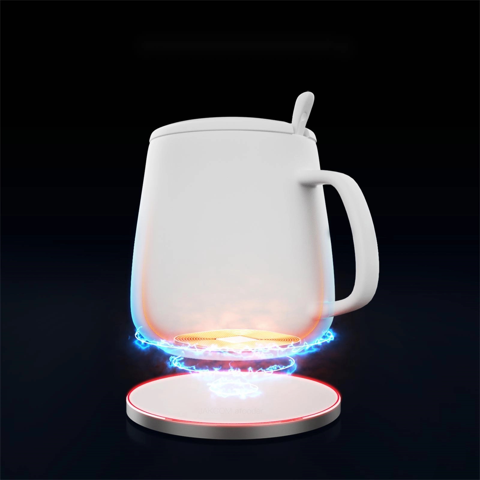 2 In 1 Smart Mug Warmer with Wireless Charger Ember 10