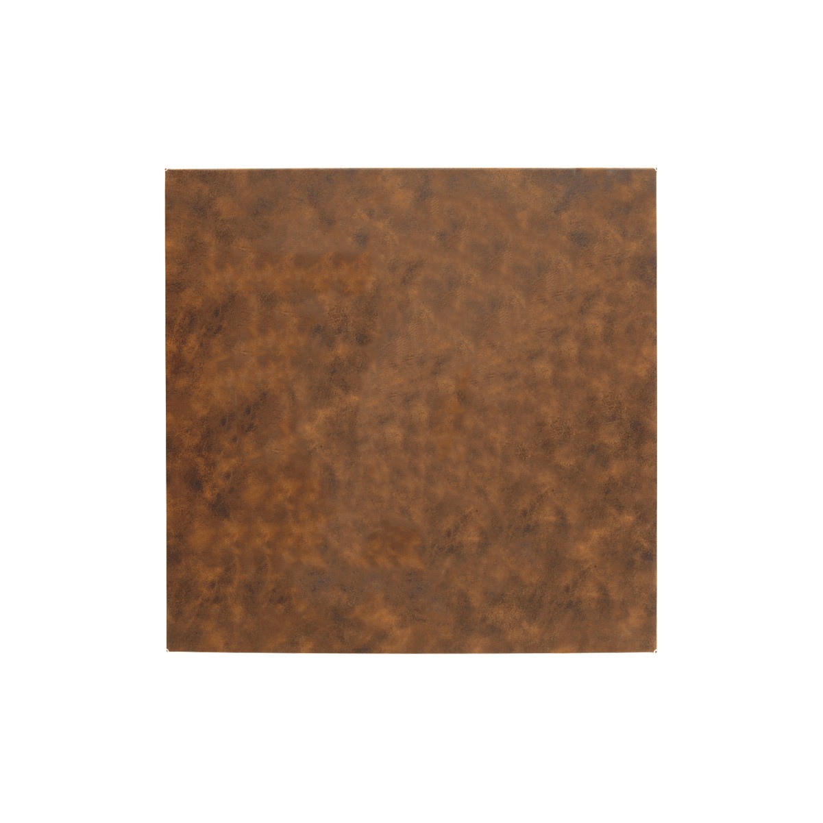 14" x 14" Rustic/Gold Leatherette Wall Decor 3