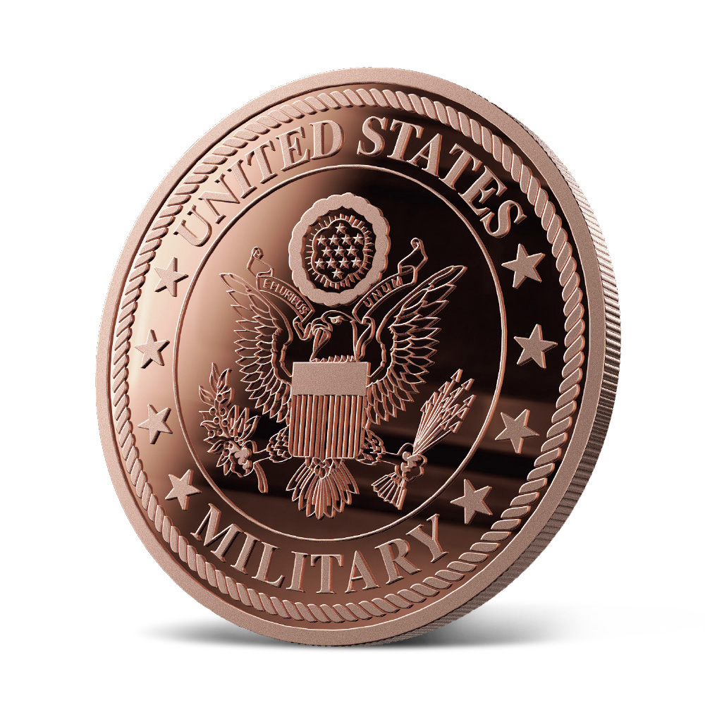 Custom 3D Die Struck Mint Coins 1.75" 17