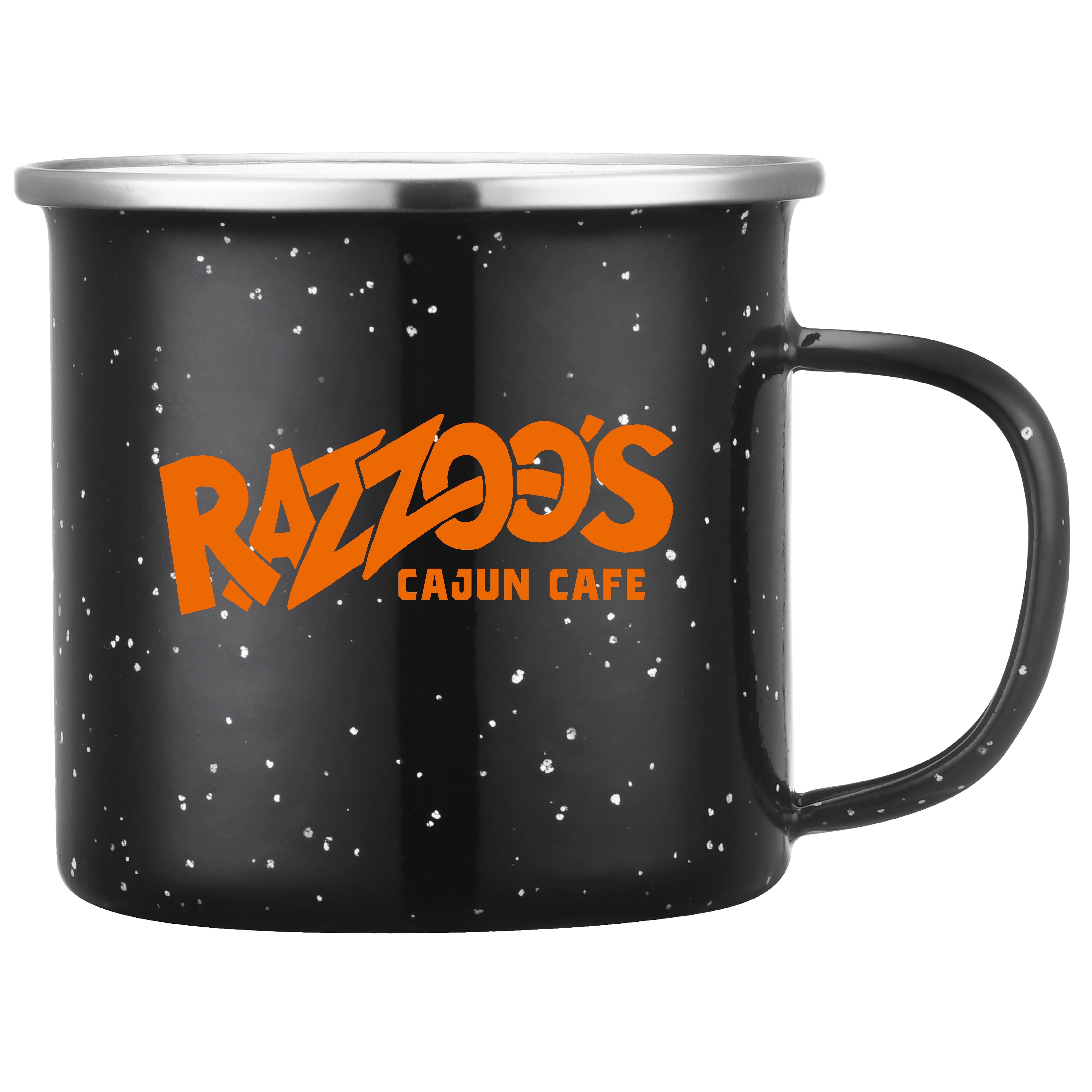 CHEYENNE - 16 OZ ENAMEL MUG WITH STAINLESS STEEL RIM 4