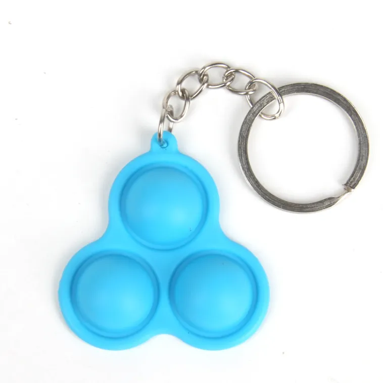 Bubble Triangle Push Pop Keychain 3