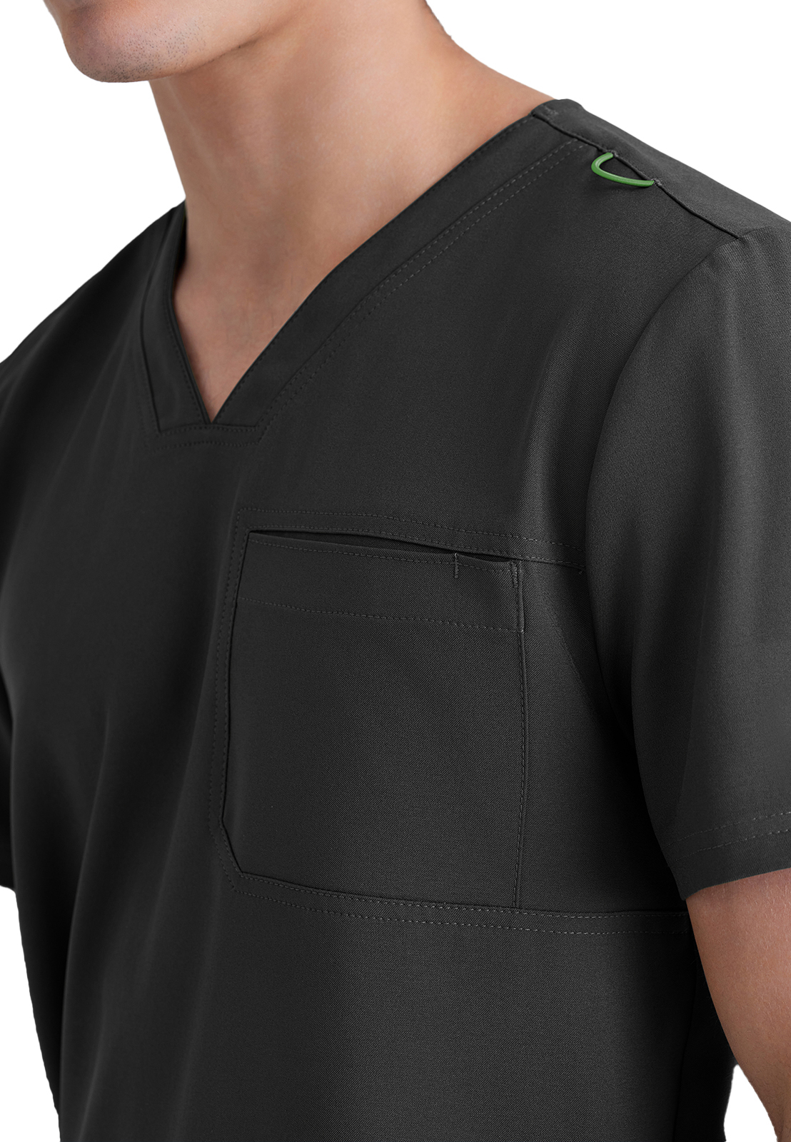 Grey's Anatomy Evolve Stretch - Men's One-Pocket V-Neck Journey Scrub Top 12