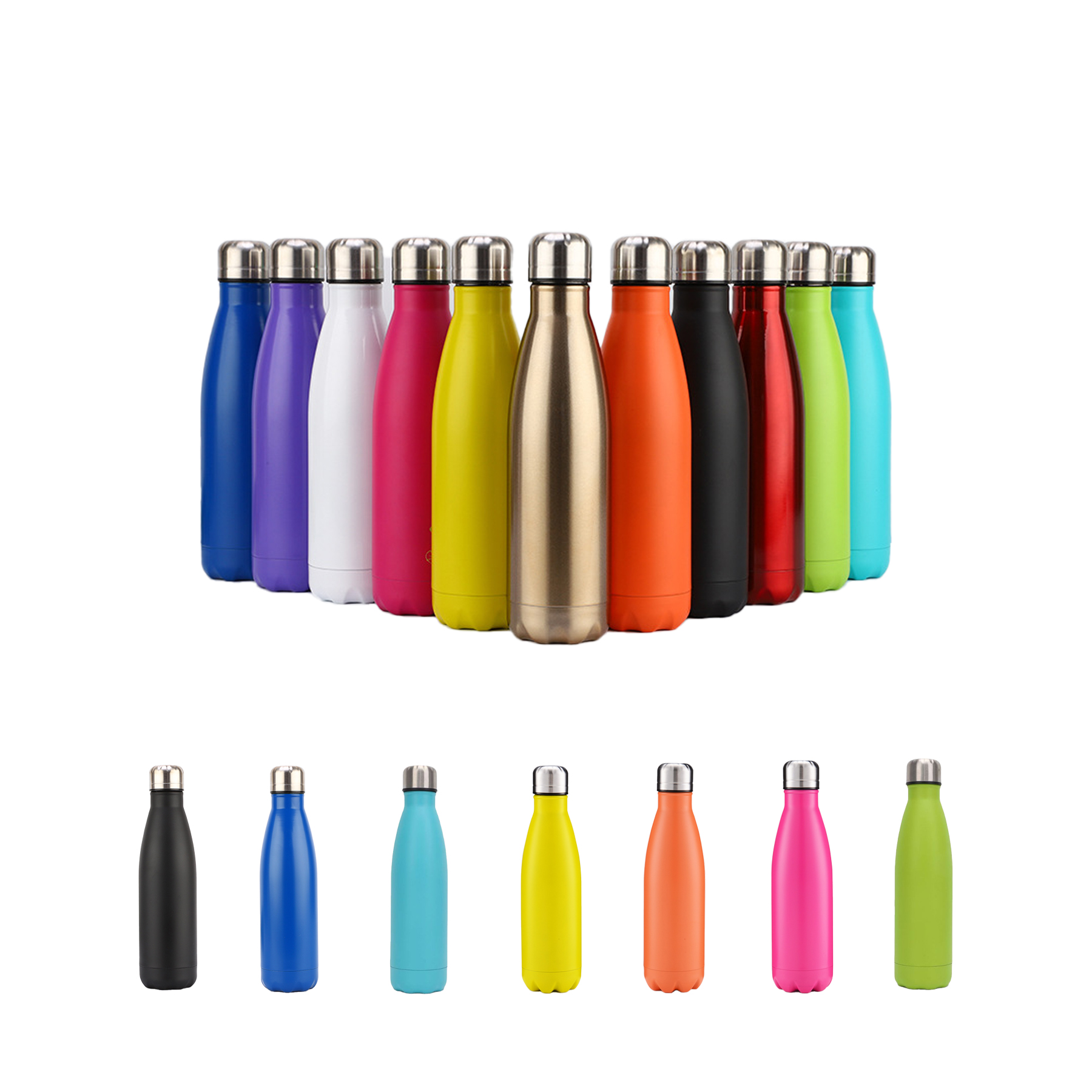 500ml Stainless Steel Insulated Sports Water Bottle, custom water bottle with logo imprint 4