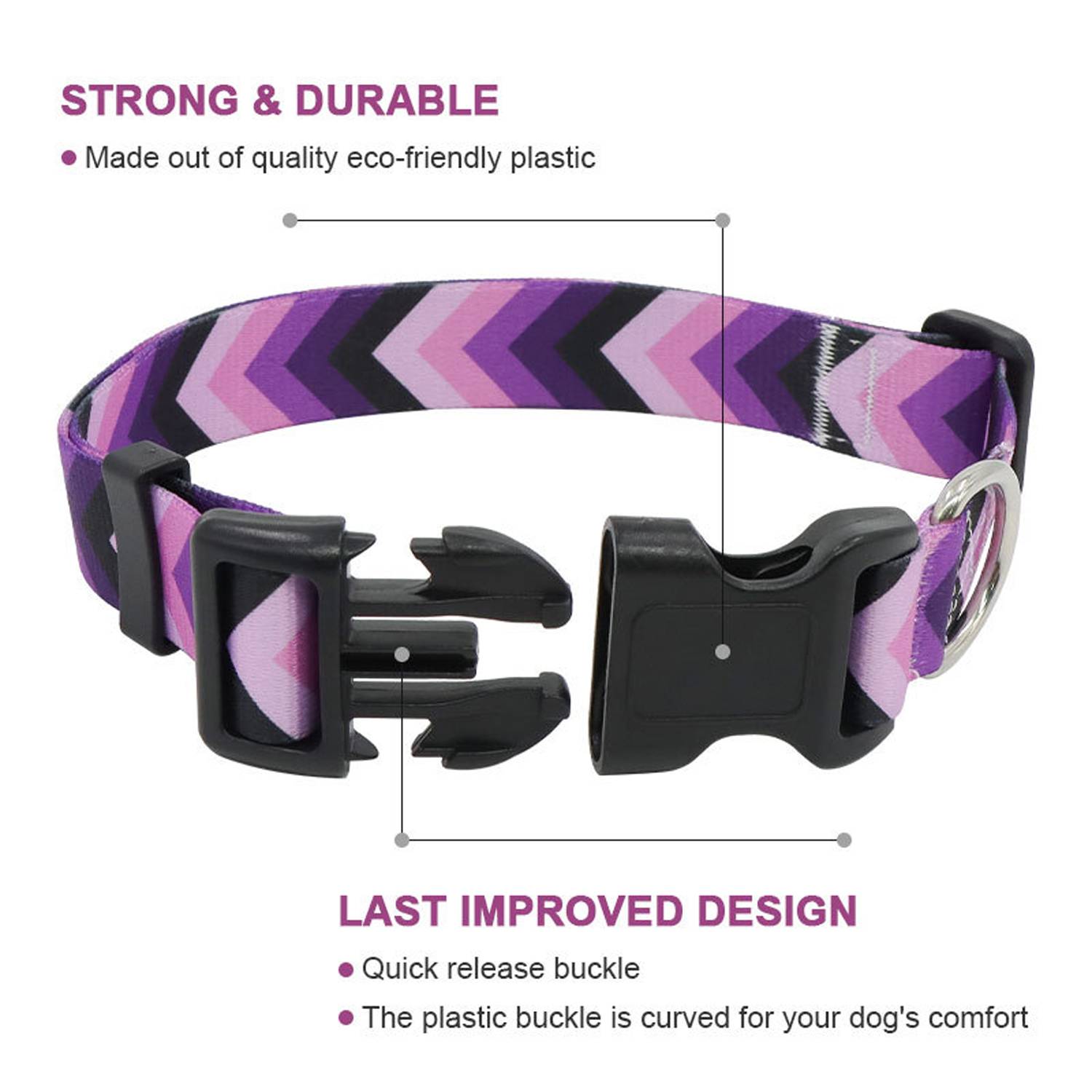 Adjustable Polyester Dog Collar 10