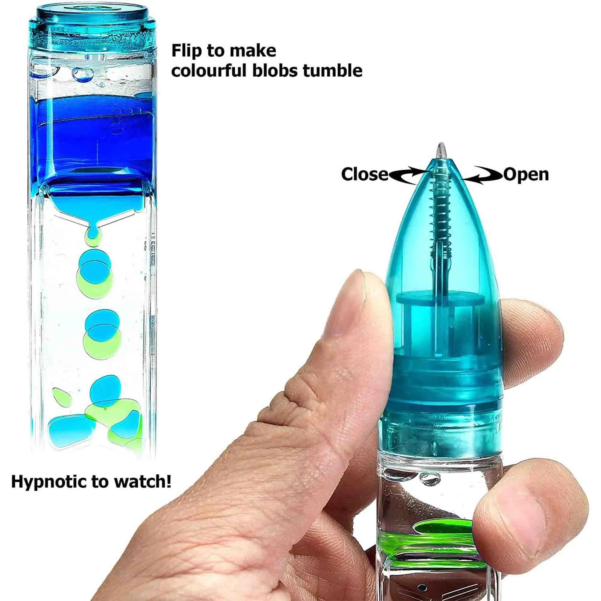 Bubbler Liquid Motion Pens Sensory Play 5