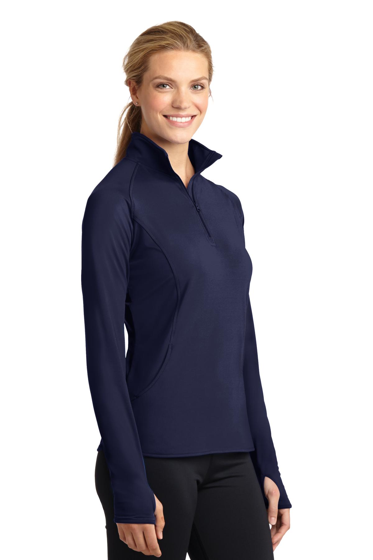 Sport-Tek® Women's Sport-Wick Stretch 1/4-Zip Pullover 15