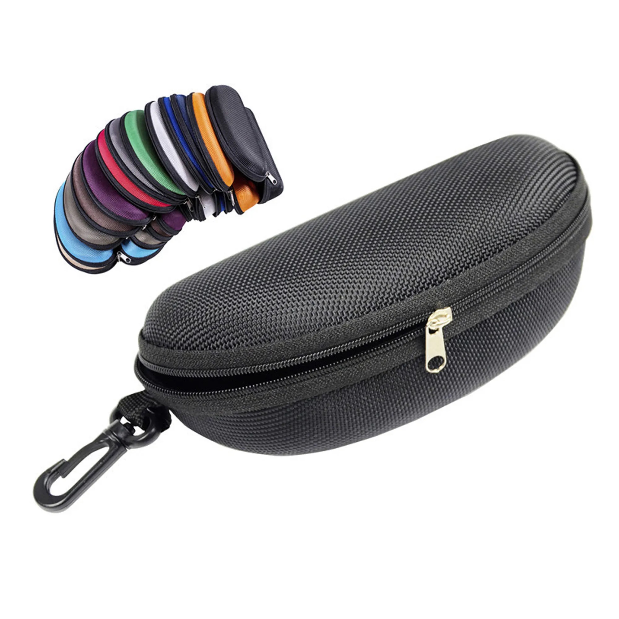 Portable Sunglasses Case With Zipper Hook 3