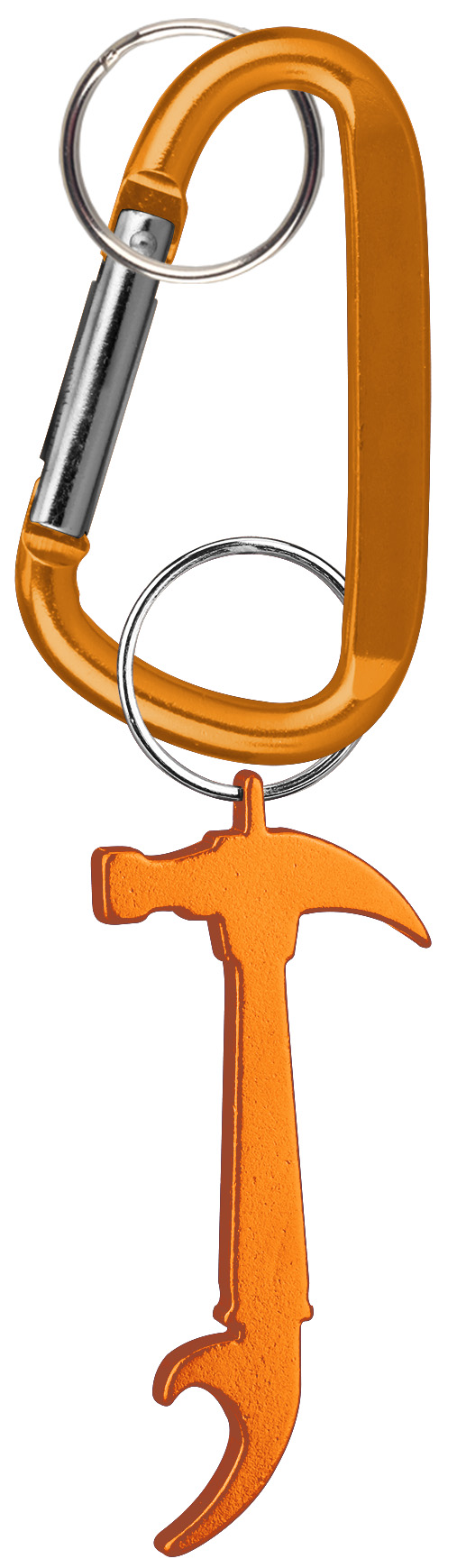 Hammer Shaped Bottle Opener Key Holder and Carabiner 5