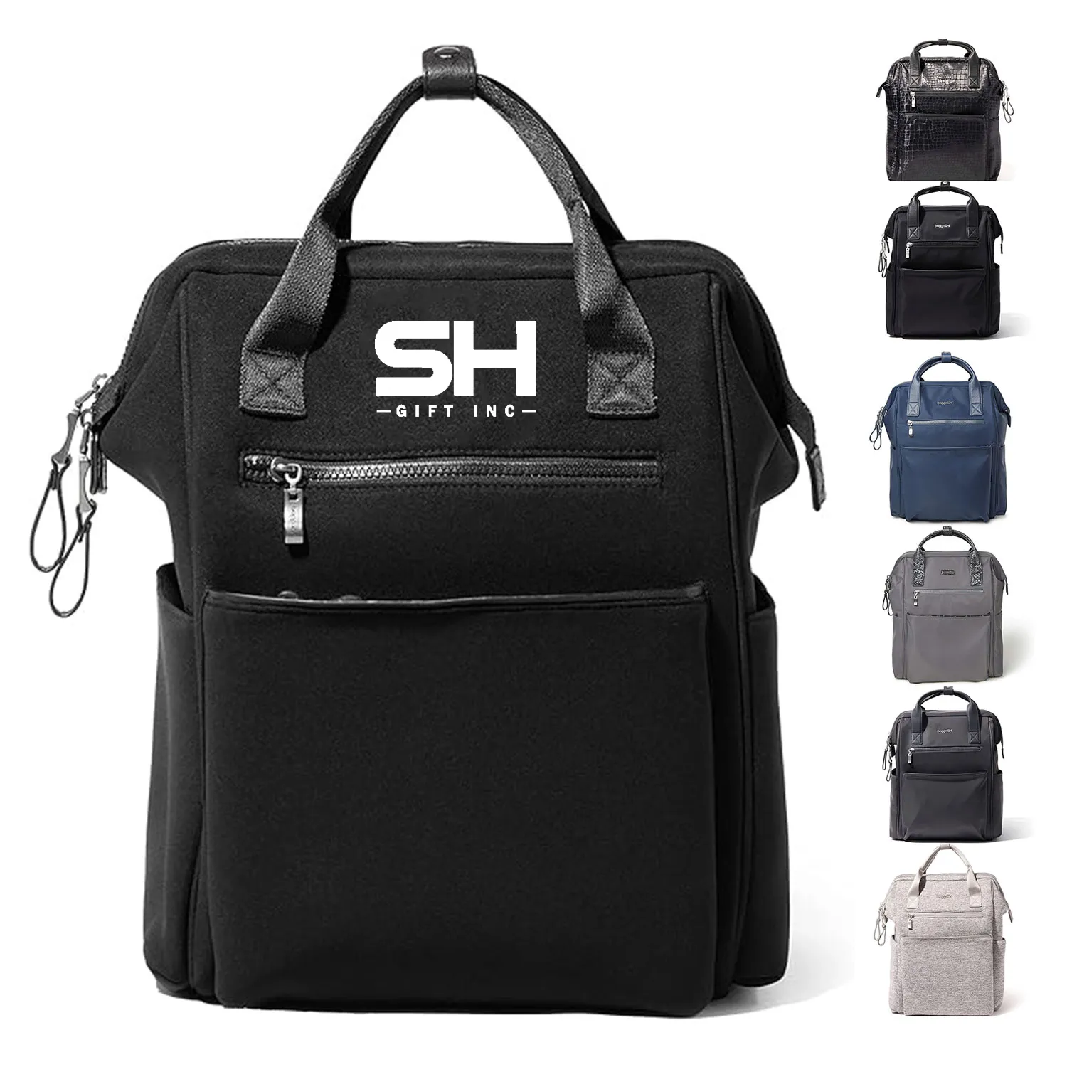 Large Capacity Polyester Laptop Backpack 3